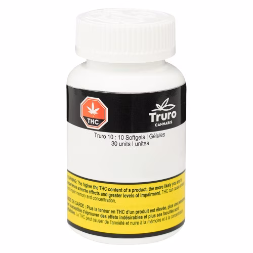 Truro Cannabis - 10 : 10 Softgels