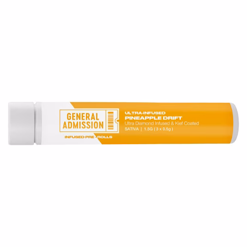General Admission - Pineapple Drift Diamond Infused Pre-Roll