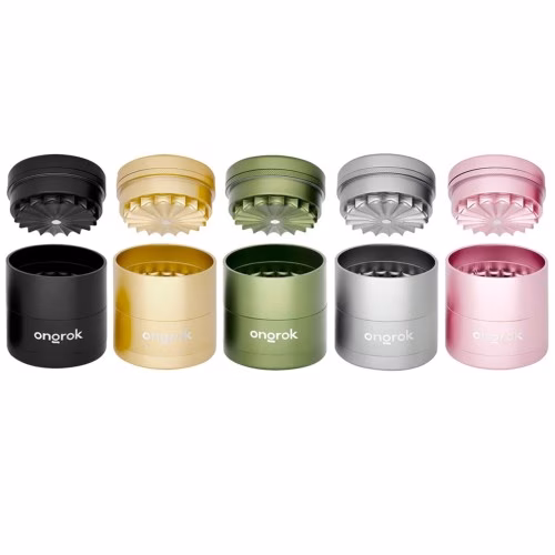 Ongrok - 5 Piece Toothless Grinder - Gold