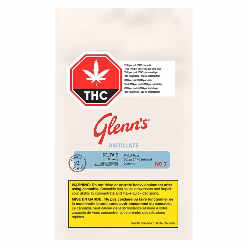 Glenn's - No.7 Distillate Delta 9 XL - Cotton Clouds