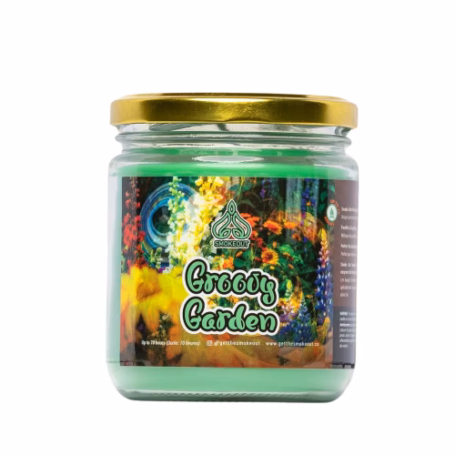 Groovy Garden-Scented Candle