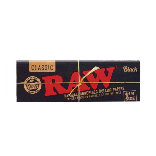 RAW - Black Rolling Papers - 1¼"