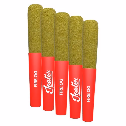 Baby Jeeter Resin Infused Fire OG Pre-Rolls
