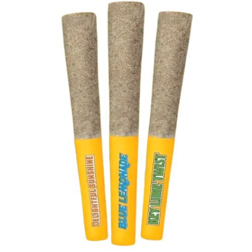 Trippy Sips - Citrus Rush Pack Kief Coated/Liquid Diamond Infused Pre-Rolls