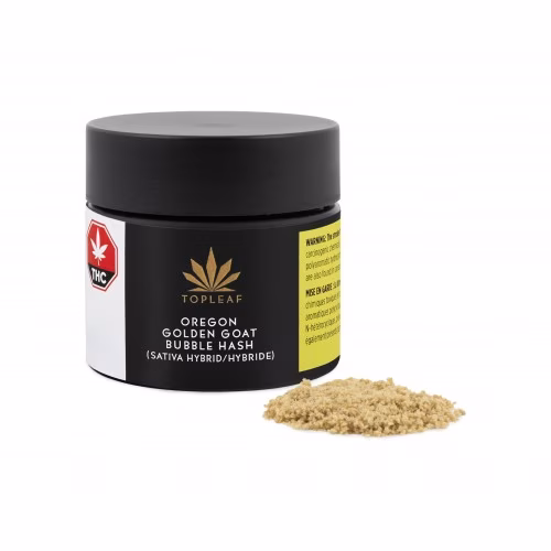 Top Leaf - Oregon Golden Goat Bubble Hash