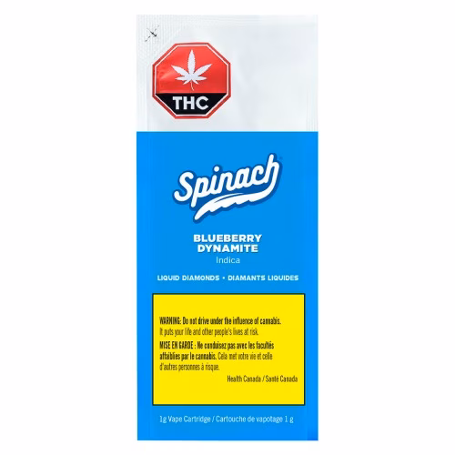 Spinach - Blueberry Dynamite Diamonds 510 Thread Cartridge