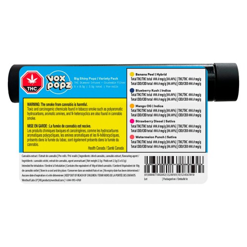 Vox Popz - Big Shiny Popz Diamond Infused Crushable