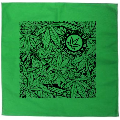Black and Green Bandana