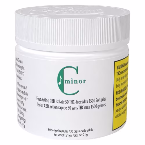 C Minor - Fast Acting CBD Isolate 50 THC-Free Max 1500