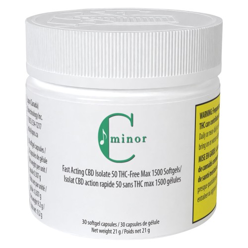 C Minor - Fast Acting CBD Isolate 50 THC-Free Max 1500