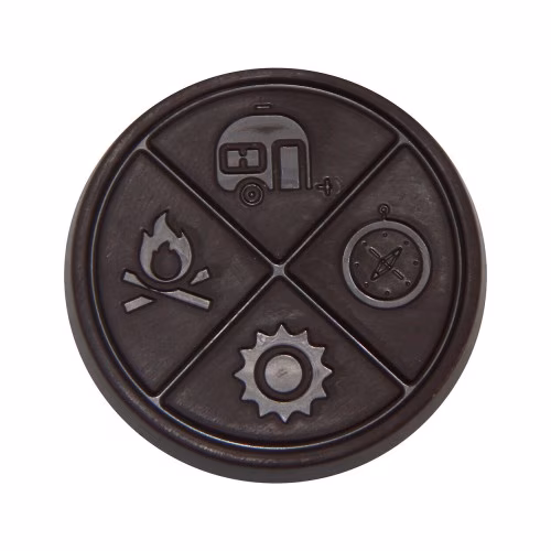The Hazy Camper - Hazy Mint THC Organic Dark Chocolate
