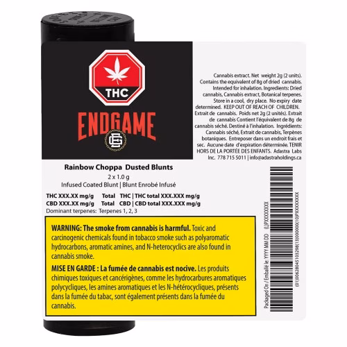 Endgame - Rainbow Choppa Dusted Blunts