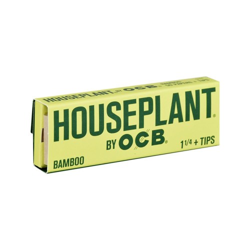 Houseplant by OCB - Bamboo Rolling Papers (1¼") + Tips