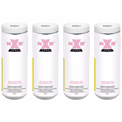 XMG Zero - Cream Soda Zero (Multi-pack of 4)