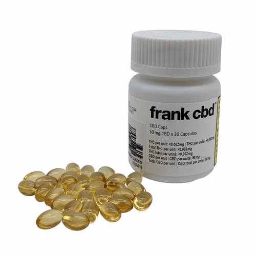 Frank CBD - CBD Caps 50 (30 capsules)