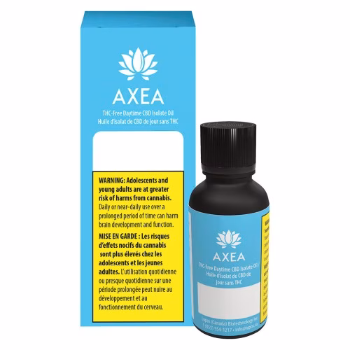 AXEA - THC-Free Daytime CBD Isolate Oil