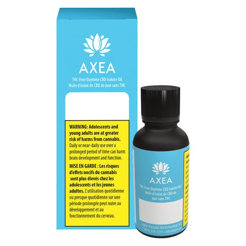 AXEA - THC-Free Daytime CBD Isolate Oil