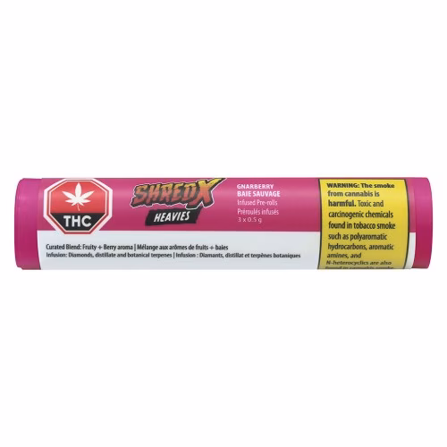 SHRED X - Gnarberry Heavies - Disty & Diamonds Pre-Rolls