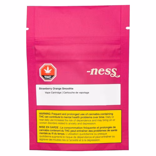 Ness - Strawberry Orange Smoothie 510 Thread Cartridge