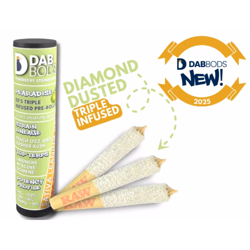 Dab Bods - PEARadise 50's+ Triple Infused Pre-Roll