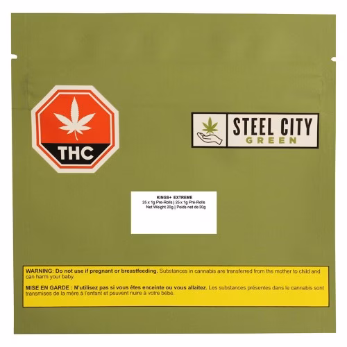 Steel City Green - Kings Extreme Pre-Roll
