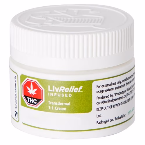 LivRelief - Infused Transdermal 1:1 Cream