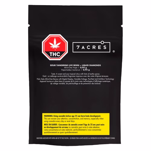 7ACRES - Sour Tangerine Live Resin + Liquid Diamonds AIO