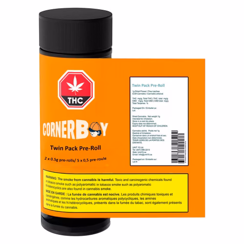 The Corner Boy Cannabis Co. - Twin Pack Pre-Roll (Sour Candy)