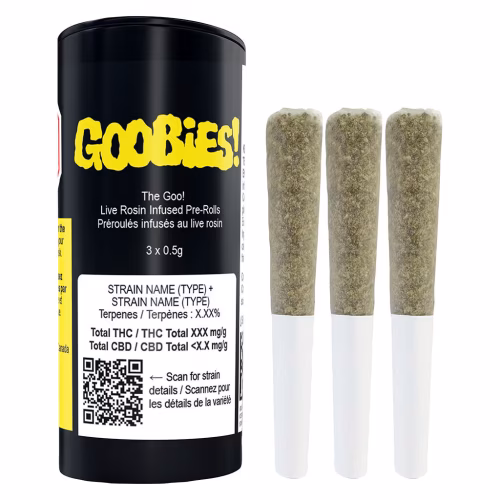 The Goo! - The Goo! - GOOBIES! Live Rosin Infused Pre-Rolls - Hybrid - 3x0.5g