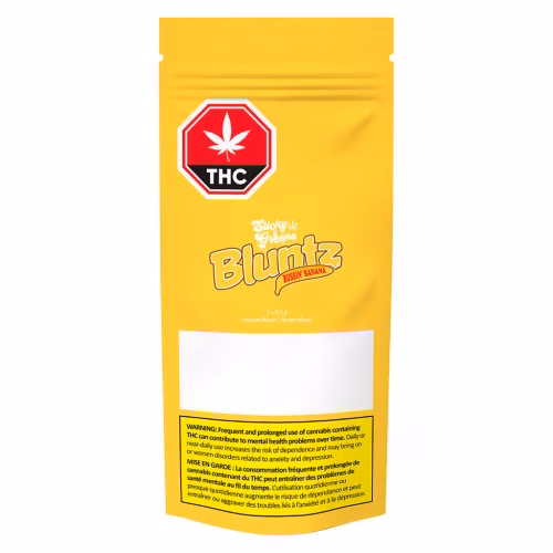 Sticky Greens - Bluntz - Bussin Banana Infused