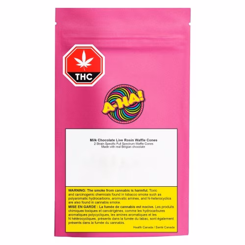 A-Ha! - Milk Chocolate Live Rosin Waffle Cones