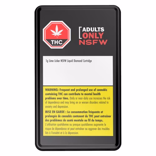 Adults Only - Lime Licker NSFW Liquid Diamond 510 Thread Cartridge