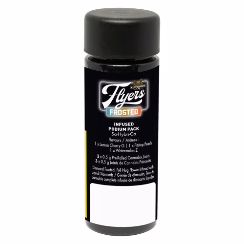 Claybourne - Frosted Flyers Infused Pre-Roll Podium Pack (3 x 0.5g)