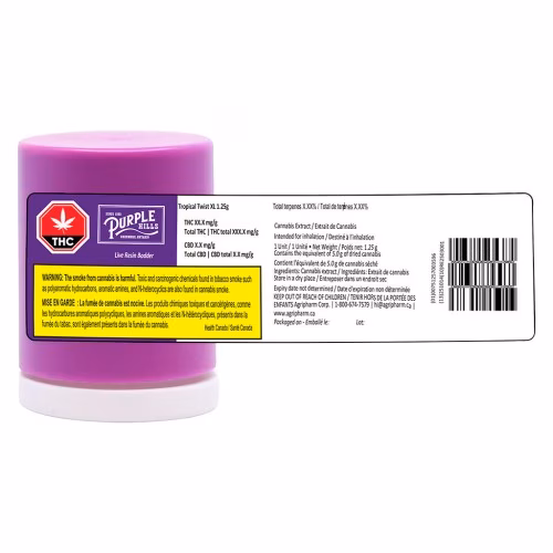 Purple Hills - Live Resin Badder – Tropical Twist XL