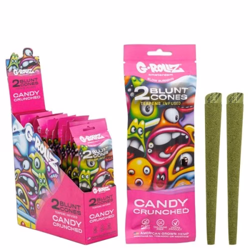 Terp Infused Hemp Cones - CANDY CRUNCHED