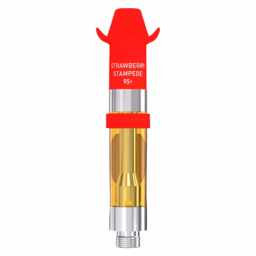 Wild West - 95+ Strawberry Stampede Liquid Diamonds 510 Thread Cartridge