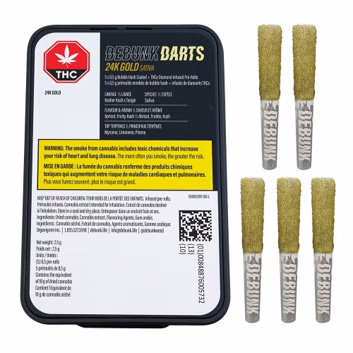 Debunk - 24K Gold Triple-Infused Bubble Hash Darts