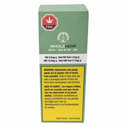WholeHemp - CBD 25 Full Spectrum Oil