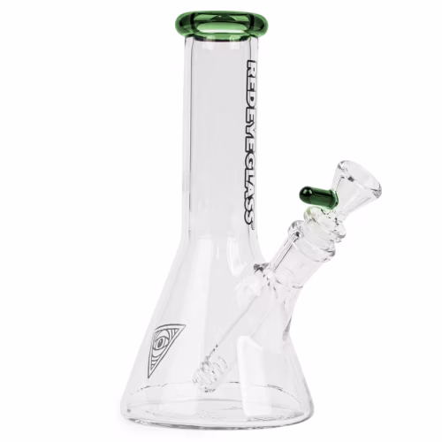 8" Beaker Tube-green