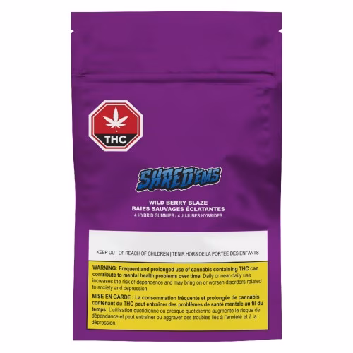 SHRED'EMS - Wild Berry Blaze Gummies
