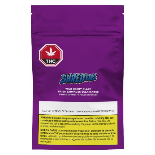 SHRED'EMS - Wild Berry Blaze Gummies