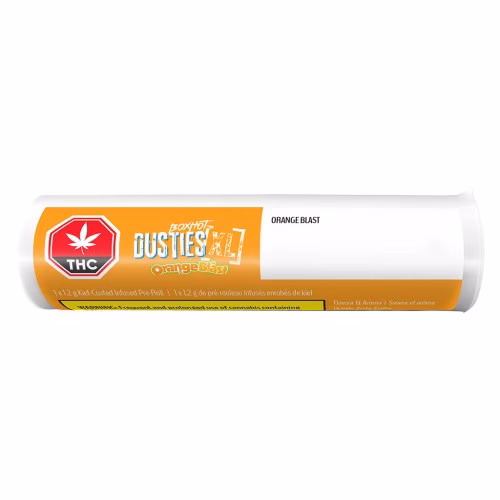 BOXHOT - Dusties XL Retro Orange Blast Kief-Coated Infused Pre-Roll