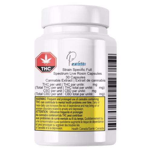 Persy - Strain Specific Full Spectrum Live Rosin Capsule