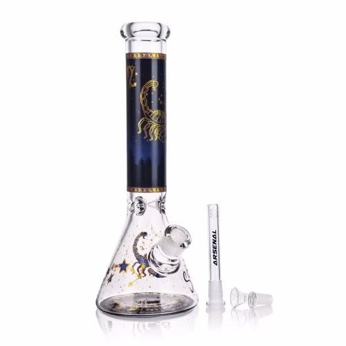 14" 7mm Arsenal Astro Luxe Beaker Bong