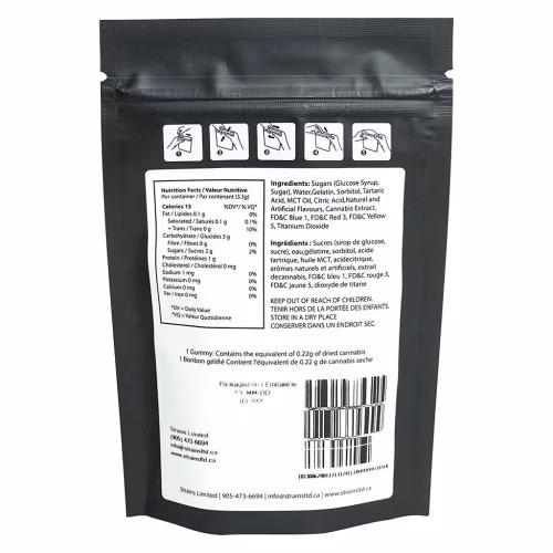 Strains Limited - Tiger Blood Hash Rosin Gummy