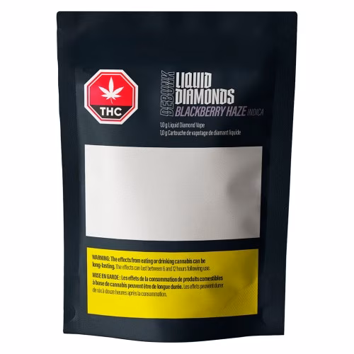 Debunk - Blackberry Haze Liquid Diamonds 510 Vape