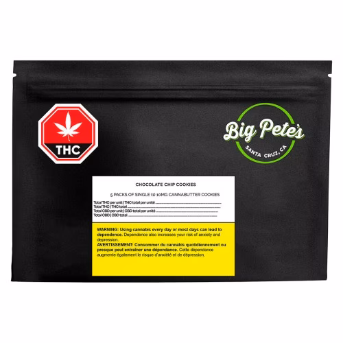 Big Pete's Treats - Chocolate Chip Cookies (Multi-pack of 5)