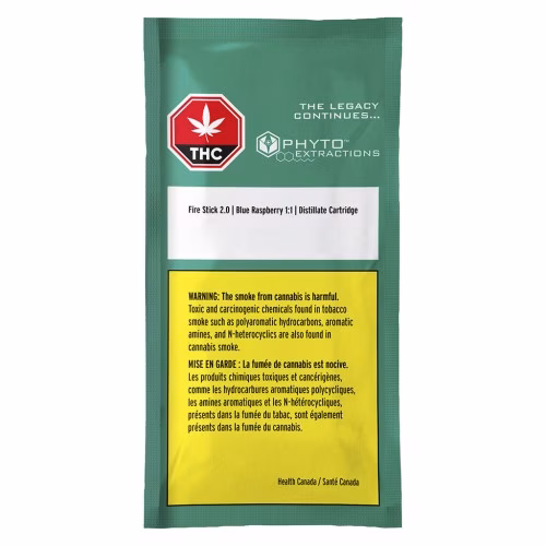 Phyto Extractions - Blue Raspberry 1:1 510 Thread Cartridge
