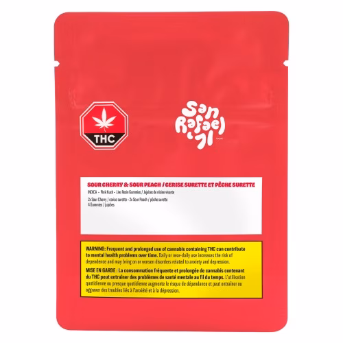 San Rafael '71 - Sour Cherry & Peach Live Resin Gummies