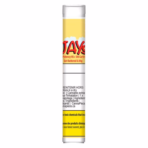 Jays - Jays - Get Buttered- High Potency 95+ 510 Thread Cartridges